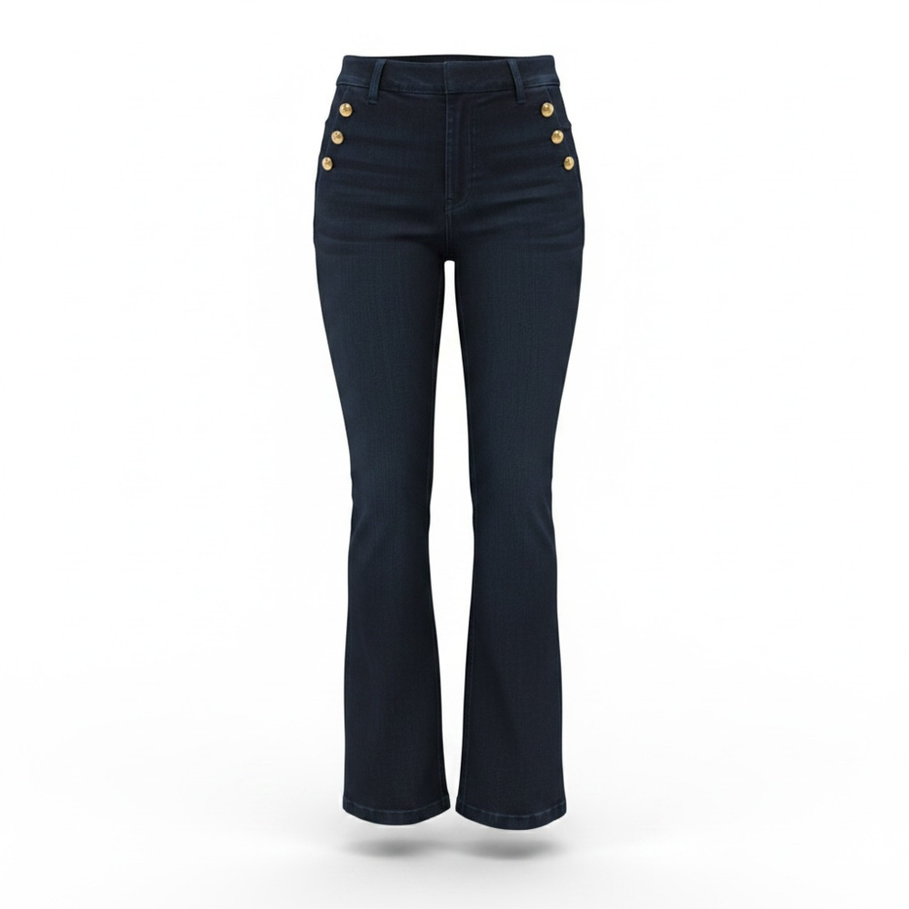 NWT INC International Concepts Women's Flare Leg Regular Fit Sailor Pants Size 2